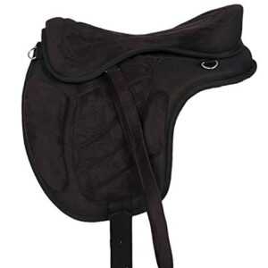 Baumloser Wanderreit-Sattel von A&M Reitsport, Schwarz, 16 Zoll