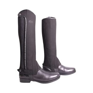 Waschbare Mikro-Wildleder-Reit-Chaps AK GRACE, Schwarz, Größe XS