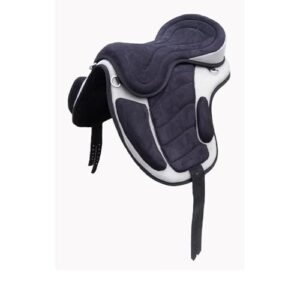 Brama West Kinder Sattel, baumloser Sitz, Sicherheit und Komfort für Kinder, Steigbügelriemen und Sattelgurt inklusive