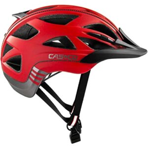 Fahrradhelm Casco Activ 2 in Rot-Anthracite mat, mit guter Passform und robuster Verarbeitung, sicher für Radfahrerinnen und Radfahrer