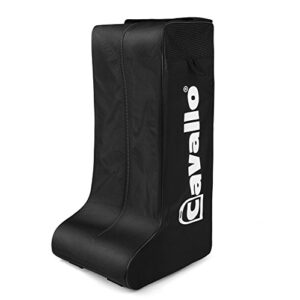 Cavallo Reitstiefeltasche, schwarz, Größe Gross, hochwertiges Produkt für Profireiter