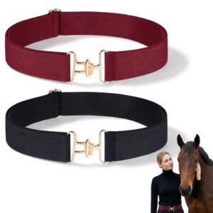 Andibro 2 Stück Elastischer Reitgürtel für Frauen, Reitsport, Reiten