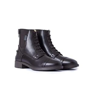 HORZE Damen Reitstiefelette Kilkenny, Jodhpur Stiefel mit Reißverschluss, Braun, 36 - Pferde-Reitschuhe