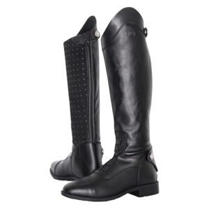 Reitstiefel für Kinder, schwarze Reithose, matt, 30 cm Länge, hoher Komfortlevel, elegant und stilvoll