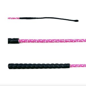 JA Horse Star Dressurgerte Reitgerte für Kinder, Pferd, Pony, Sterne (Pink) - hochwertiges Reitgerät mit einfachem Halt und sicherer Handhabung