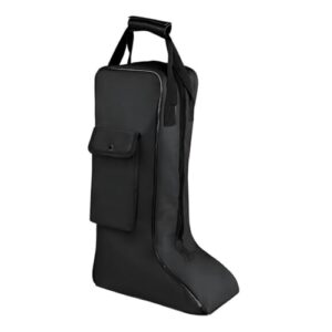 Hohe Stiefeltasche aus Oxford-Gewebe für Reitstiefel, multifunktionale Seitentasche mit Abnehmbarer Aufbewahrungstasche und Rei{ßverschlussdesign