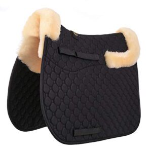 Merauno Lammfell Schabracke, Natur, Reitsport, Komfort, Schutz, Merino-Lammfell, Baumwolle