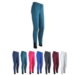 Kinder-Reithose in Kobaltblau, Reiterhose für Mädchen und Jungen, Silikon-Vollbesatzreite, hautfreundlich, atmungsaktiv und elastisch