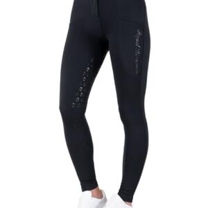 Reithose AllBlack von Royal Horsemen, XXS Größe, Bequem und formendes Design für Pferdebesitzer