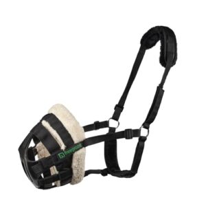 Shires FreeGraze AirFlow Weidemaulkorb - hochwertiger Maulkorb für Hunde mit atmungsaktiven Material und voll verstellbarer Konstruktion