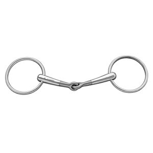 Edelstahl-Sprenger TURNADO Wassertrense 14 mm, rustfrei, mit 135 mm Weite für Pferde