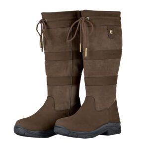 Dublin River Boots IV, schokoladenbraun, 39 EU - wasserdichte Stiefel mit Premium-Vollleder-Obermaterial und RCS+ Memory-Foam-Fußbettsystem