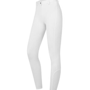ELT Reithose Essential Silikon, weiß, Gr. 164 - Bequeme Reithose mit Silikon-Vollbesatz und Atmungsaktiver Beschichtung für Reiter