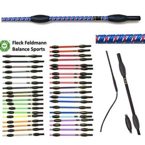 JA Horse Fleck Balance Sports Dressurgerte Gerte, islandblau, 130 cm, für Dressurarbeit und Training