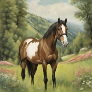 Pferd mit Olivenkopfgebiss in einer idyllischen Landschaft - Perfektes Geschenk für Pferdeliebhaber, Kommunikation zwischen Reiter und Pferd verbessern