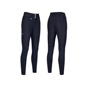 Pikeur Damen Highwaist Reithose NEW Candela FTL, hochwertige Reithose mit 4-Way-Stretch-ProPerformance-Funktionsware und fester Warenkonstruktion für sichere Haltbarkeit.