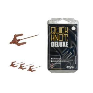 Quick Knot Deluxe Mähnenklammer für Pferde, geeignet für Pferde und Ponys, wiederverwendbar. Braun, Standard.