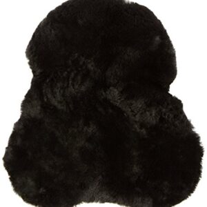 Sicherer Sitz für Ihren Reitsattel - Sattelsitzbezug aus echtem Merino Lammfell für englische Reitsättel, schwarz, Größe L