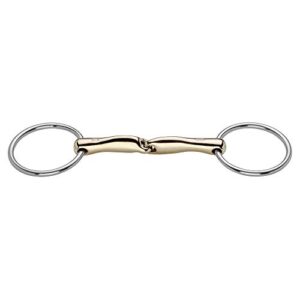 Hochwertiges Pferdegeschirr von Herm Sprenger, NOVOcontact Single Jointed Snaffle mit 16mm Tickenheit und Sensogan