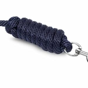 Pferdeführstrick 2 m, Anbindestrick für Pferde mit Panikhaken oder Karabiner, reißfest und witterungsbeständig
